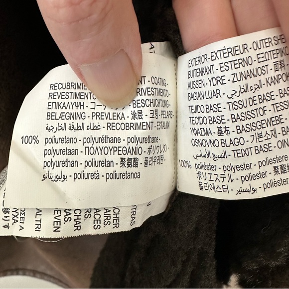 Zara Relaxed Double Faced Faux Shearling Brown Jacket SZ XS - Picture 6 of 8